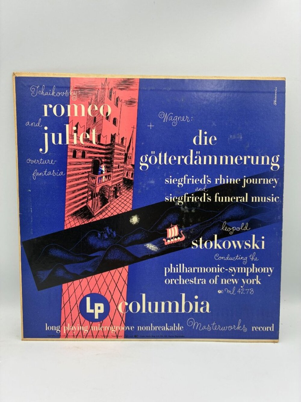 Tchaikovsky Romeo & Juliet / Wagner Die Götterdämmerung Philharmonic LP 1950s